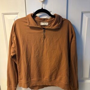 Thread & Supply Chestnut Brown Pullover